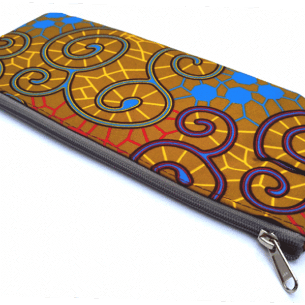 Ankara Covered Pencil Bag