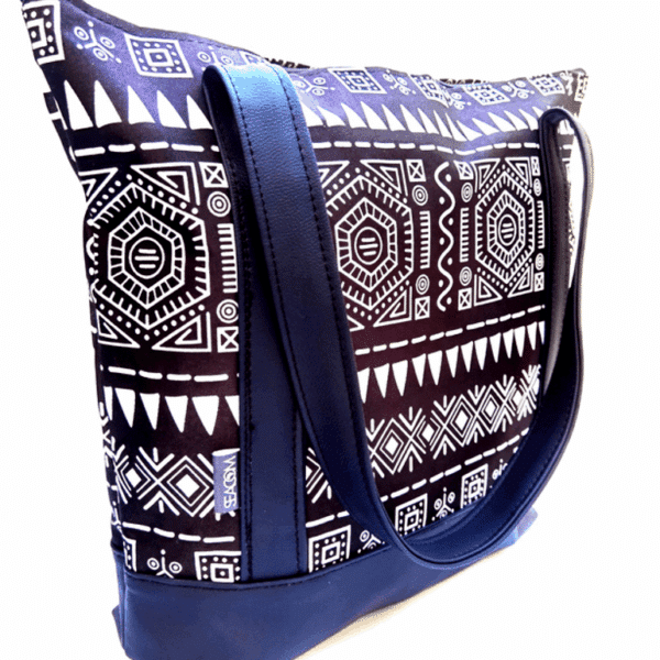 Ankara Covered  Tote Bag
