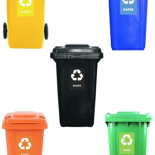240l Wheelie Bin Set – 5-Color System ( Food Industry)