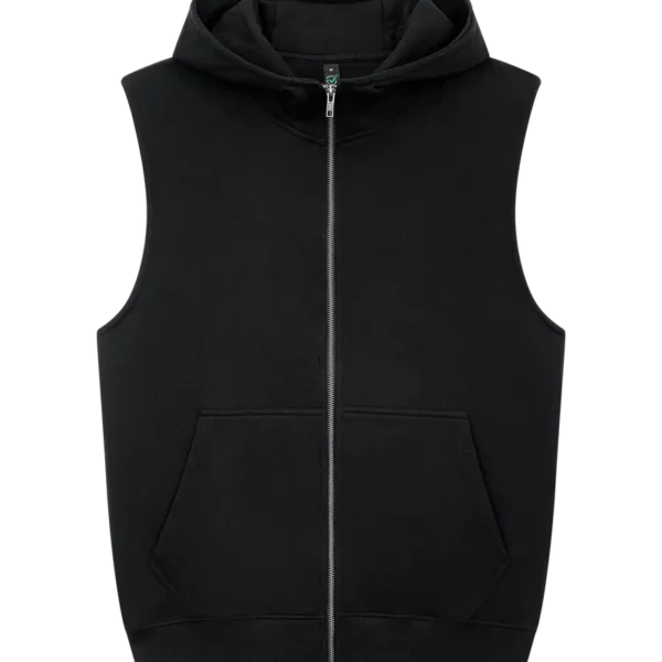 Earth Positive® Sleeveless Full Zip Hoodie