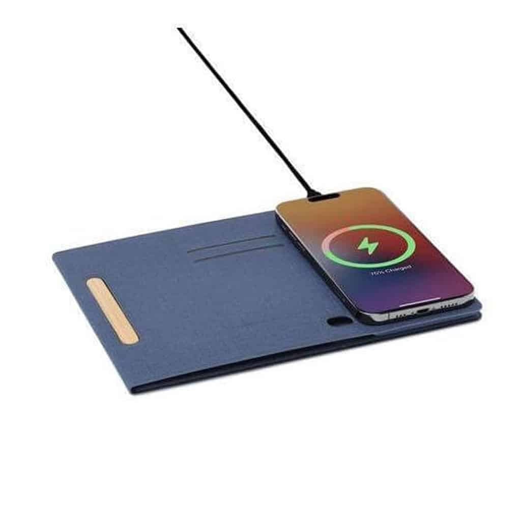 BLACE - CHANGE ZERO Recycled PU 15W Wireless Mousepad & Desk Organizer - Image 12